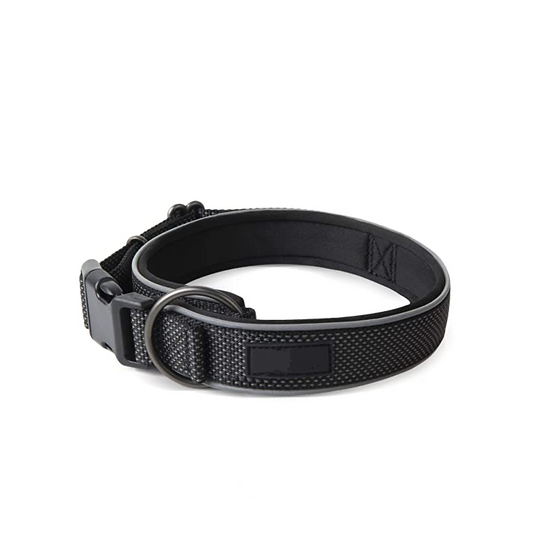 Ultra-soft padded dog collar – secure, stylish, and comfortable for all-day wear